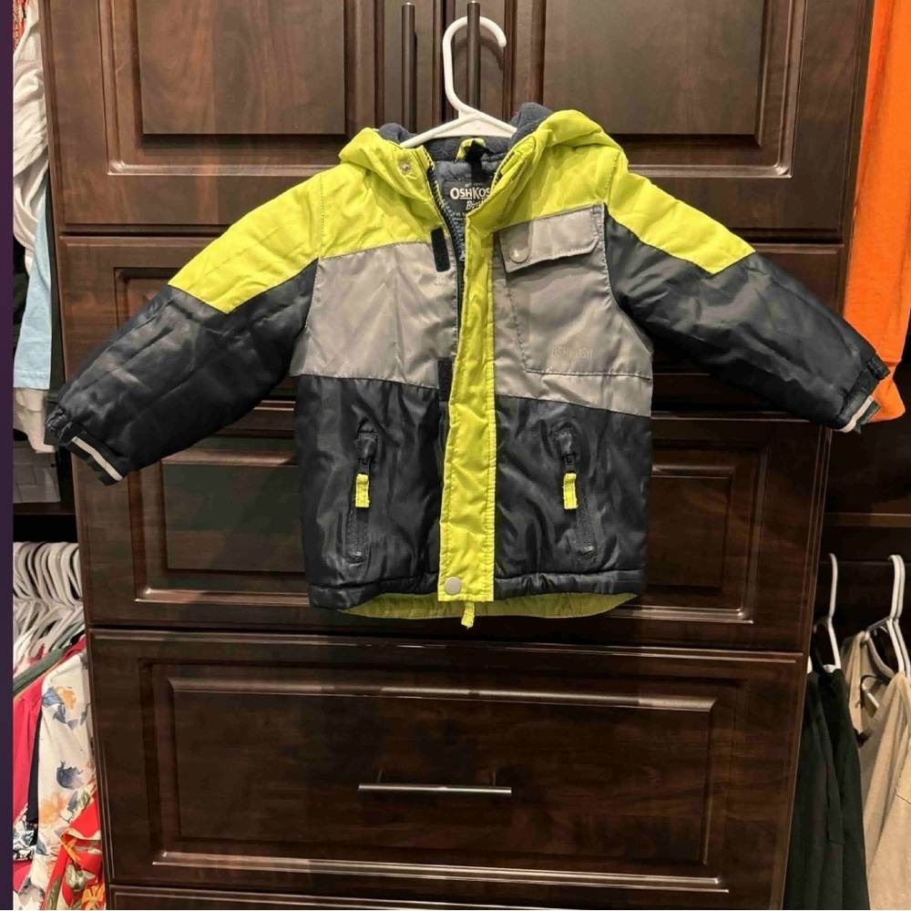 Okboshi Colorblock Hooded Jacket 2T
